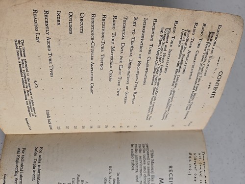 RCA Receiving Tube Manual 1940, Technical Series RC-14 Vintage Paperback Book - Picture 5 of 5