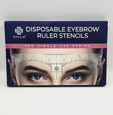 Disposable Eyebrow Ruler Transparent Mapping Stickers-box Damaged But New