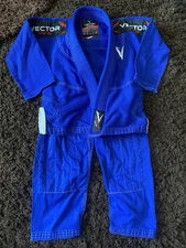 Vector Brazilian BJJ Gi Size K2 Jiu Jitsu Kids Grappling Uniform Set