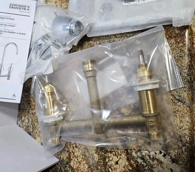 Chicago Faucets 786-GN2FCABCP Gooseneck Faucet Lever Handle Chrome