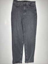 Vintage Lee original relaxed jeans size 10 tapered double black mom jeans