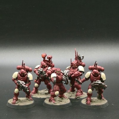 Warhammer 40K Space Marines Primaris Infiltrators x5 Painted Phobos Squad