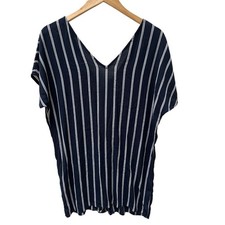 Madewell Striped Plaza Dress Size S