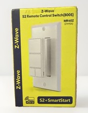 Minoston 800 Series Z-Wave Scene Controller 4 ZWave Button ZWave Plus Wall S2+Sm