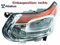 Abakus 552-1133RMLD-EM Hauptscheinwerfer Rechts Scheinwerfer FüR Citroen