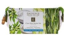 Eminence Clear Skin Starter Set Cleanser 1 oz, Moisturizer 0.5oz, Masque 0.5oz,