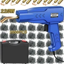 220W Plastic Welder, 2000PCS Staples Plastic welding Kit, Custom Carry Case P...