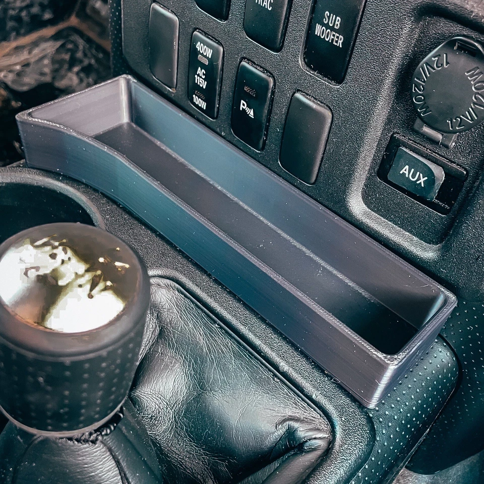 Toyota FJ Cruiser Bandeja / Contenedor de la consola central delantera 2007 -2014 (PETG) (Auto) Foto 2 de 4