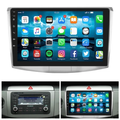 CAMECHO Per VW Passat B7 2010-2014 Autoradio 15 10.1" Android GPS Navi DSP Wifi BT 2DIN