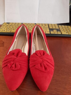 NEW ! Musshoe Flats for Women Comfortable Flats Pointed Toe Wedding Size 8