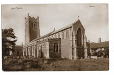 Eye Church, Suffolk, RP Postcard.