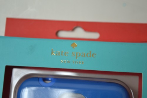 Kate Spade New York Hybrid Hardshell Case for Samsung Galaxy S5 Blue Zebra GREAT - Picture 5 of 6