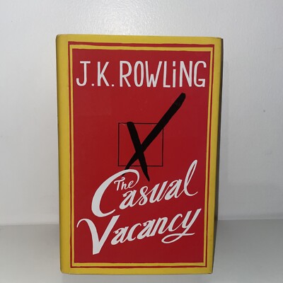 The Casual Vacancy 1st Edition First Print J K Rowling 2012 Hardcover Book