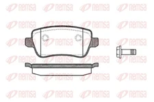 Remsa 1178.00 brake pad set, disc brake for Fiat