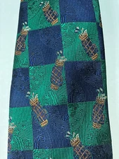 Robert Talbott neck tie Golf Clubs Mark Berman Silk