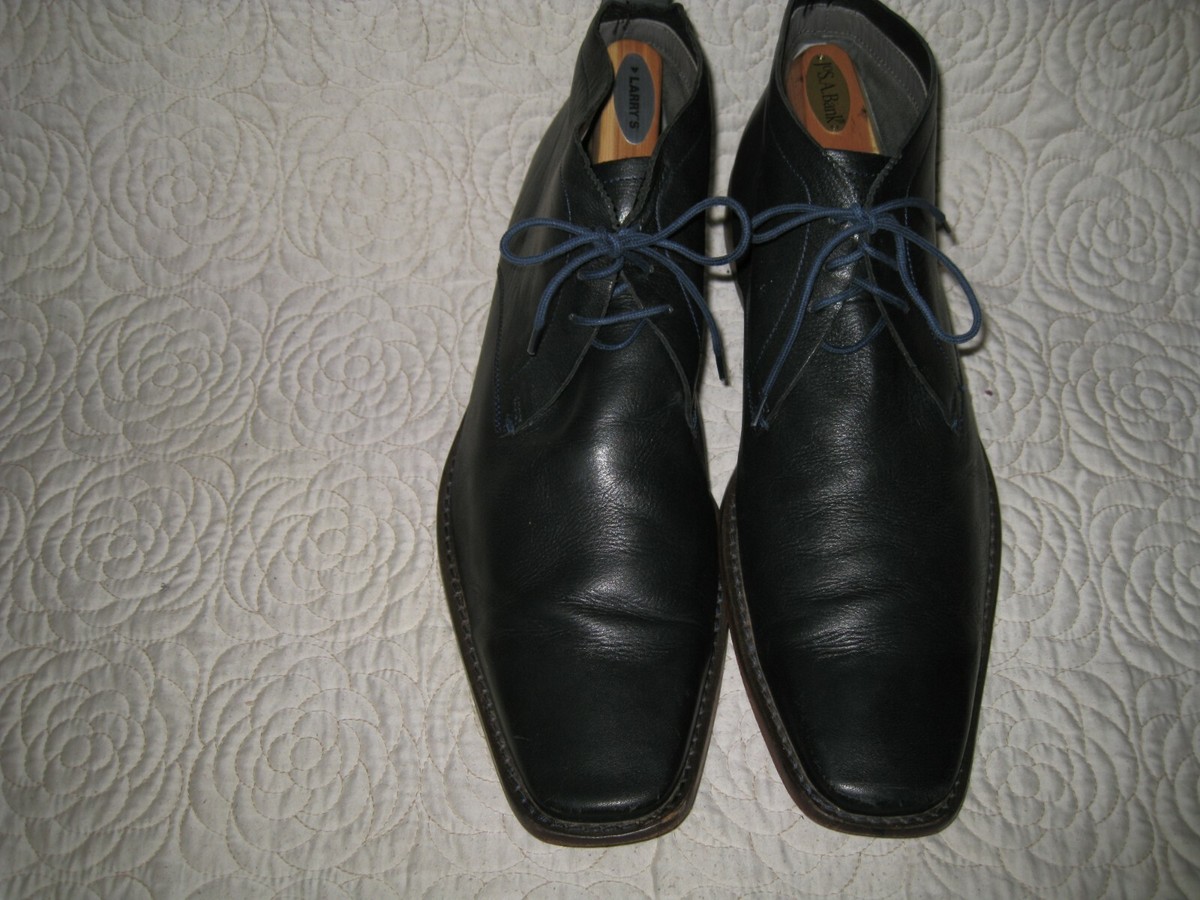 Ted Baker lace up black dress shoes size 10.5 Ted Baker Mens Black Leather Plum Laces Lace Up Oxford Dress  main image 2
