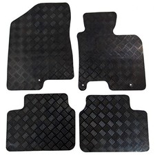 Fits Hyundai i30 2012-2017 Tailored Rubber Car Mats Black 4pcs Floor Set 