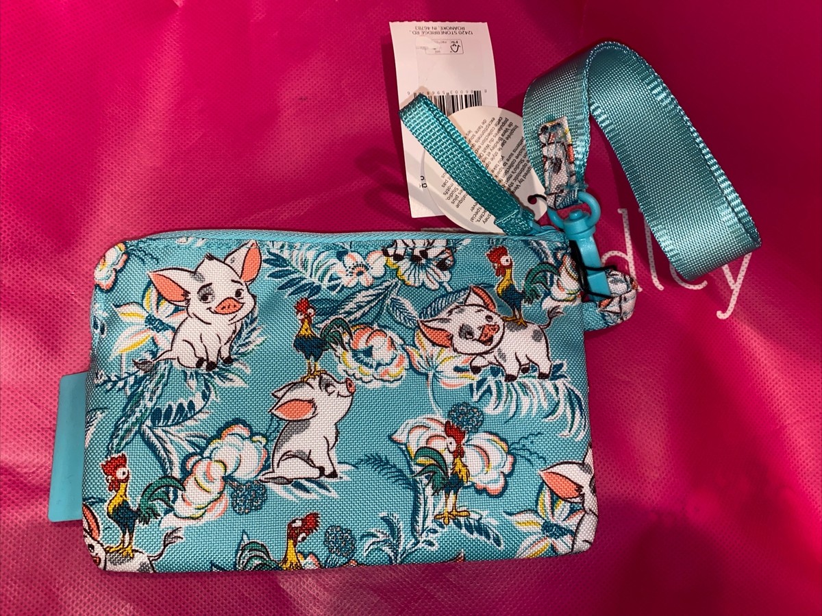 New Vera Bradley Disney Pua Pig Hei Hei of Moana Keychain Pouch