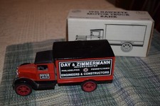 1991 Ertl 1931 Hawkeye Diecast Metal Truck Bank w/Key,1/34,Day Zimmerman,Box