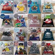 BOYS CHARACTER SINGLE DUVET COVERS - SUPERHEROES, CALL OF DUTY, STAR WARS + MORE