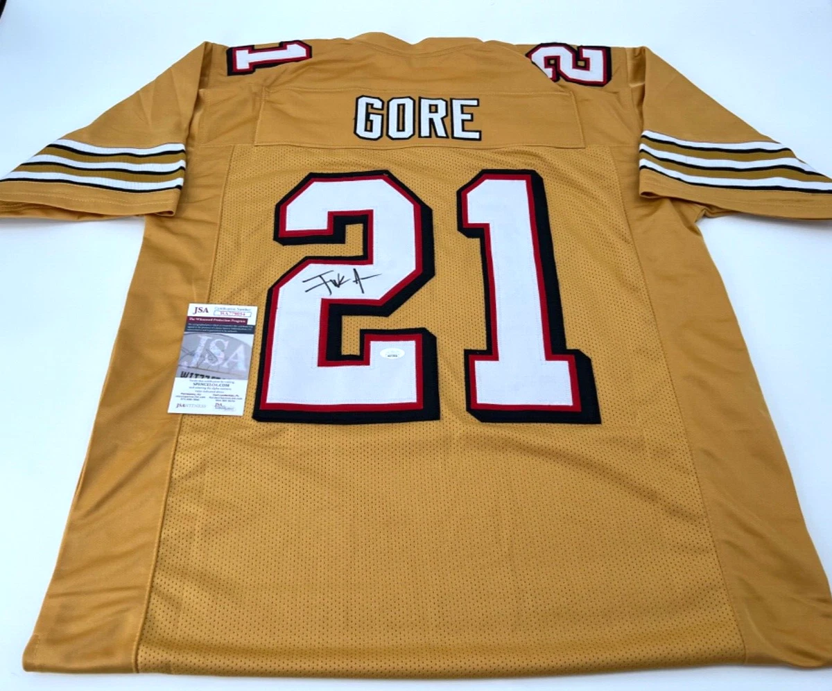NFL フランク・ゴア　サイン入りユニホーム　SF 49ers Frank Gore San Francisco 49ers NFL Original Autographed Items for