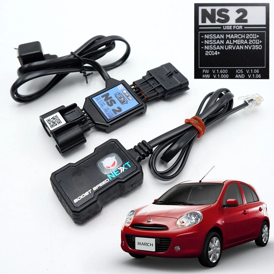 Control acelerador ECU NS2 velocidades negro para Nissan March Almera Urvan 2011 2019 Foto 3 de 4
