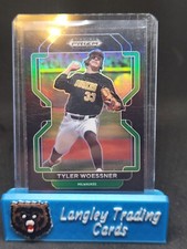 2022 Panini Prizm Draft Picks Tyler Woessner Black Prizm Non Numbered