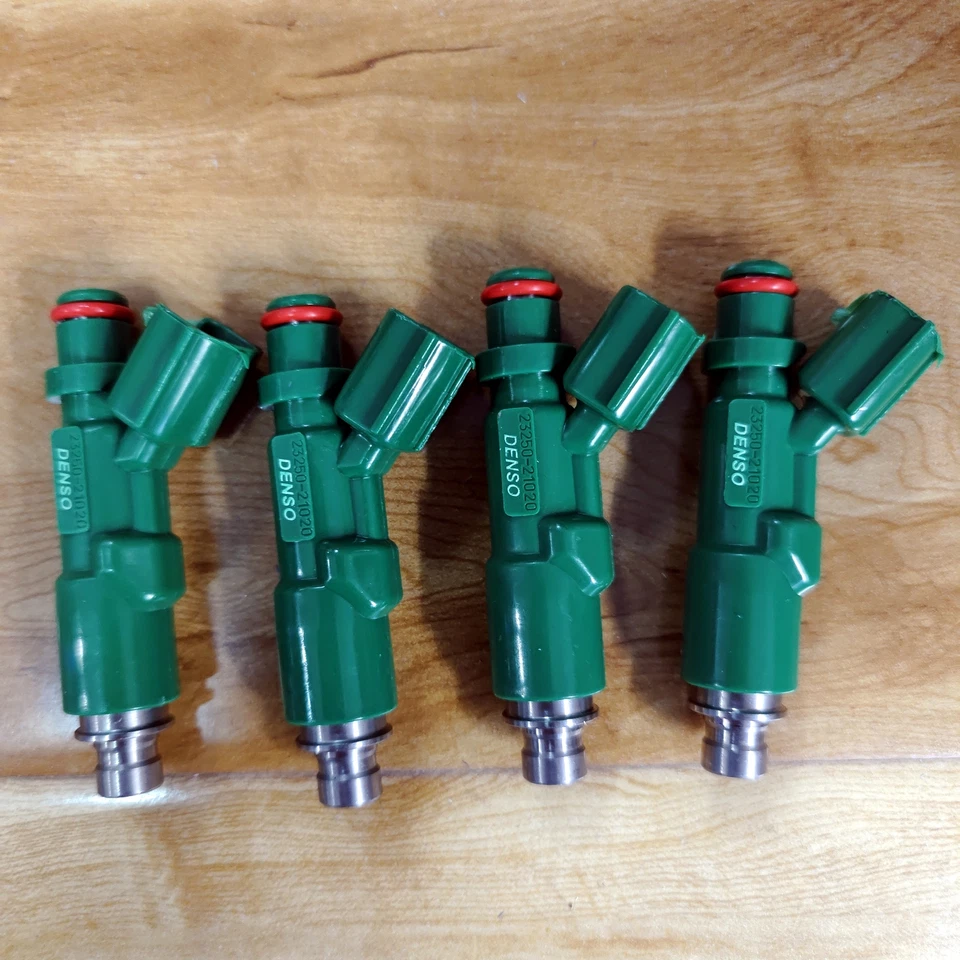 4Pcs Denso Denso Fuel Injectors 23250-21020 For 2000-09 Toyota Prius Scion xA xB - Изображение 4 из 4