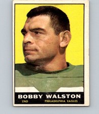 1961 TOPPS FOOTBALL #98 BOBBY WALSTON              LOW GRADE QB