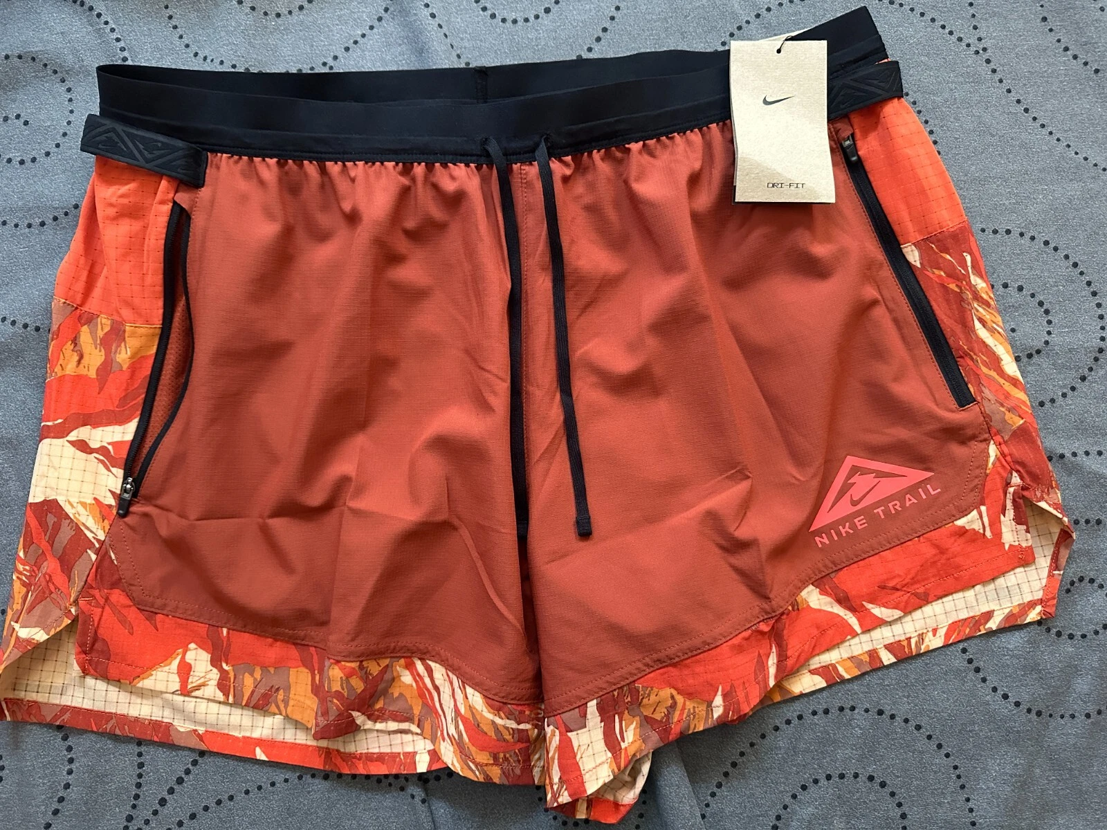 NIKE TRAIL RUNNING SHORTS BRIEF BUILT IN SIZE 2XL MEN $60.00