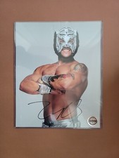Lince Dorado Hand Signed 8x10 Autographed Pro Wrestling Crate Impact Toploader