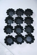 Lot 12 Non-Stick Metal Mini Cake/Jello Molds/Tartlet Baking Tin/Pans