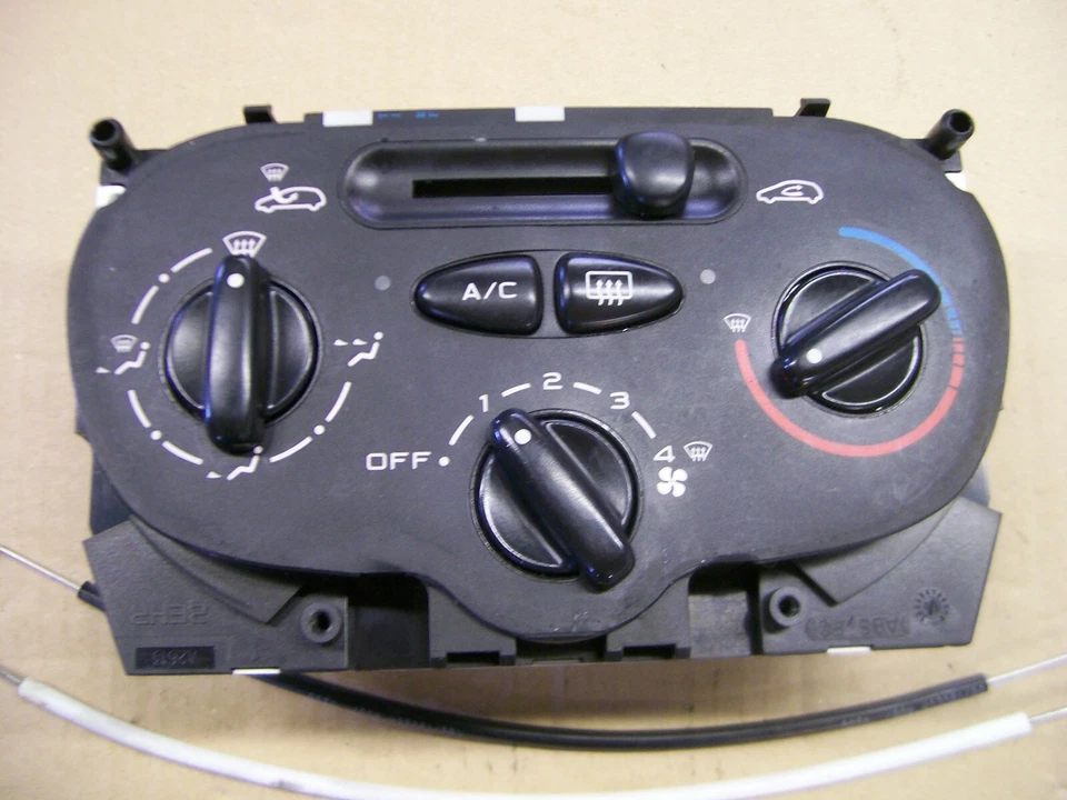 PEUGEOT 206 BEHR HEATING VENTILATION CONTROL PANEL FAN A/C OFF 2005 YEAR 99210  - Image 3 of 4