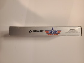 Top Gun: The Second Mission NES Nintendo 1989 Konami Game, Box, Manual, Cover