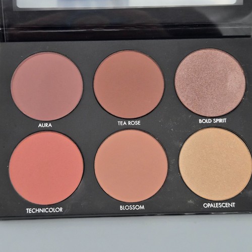 LORAC Blush Shine Bright Color Source Light Source Cheek Palette 6 Colors Spring - Picture 3 of 4