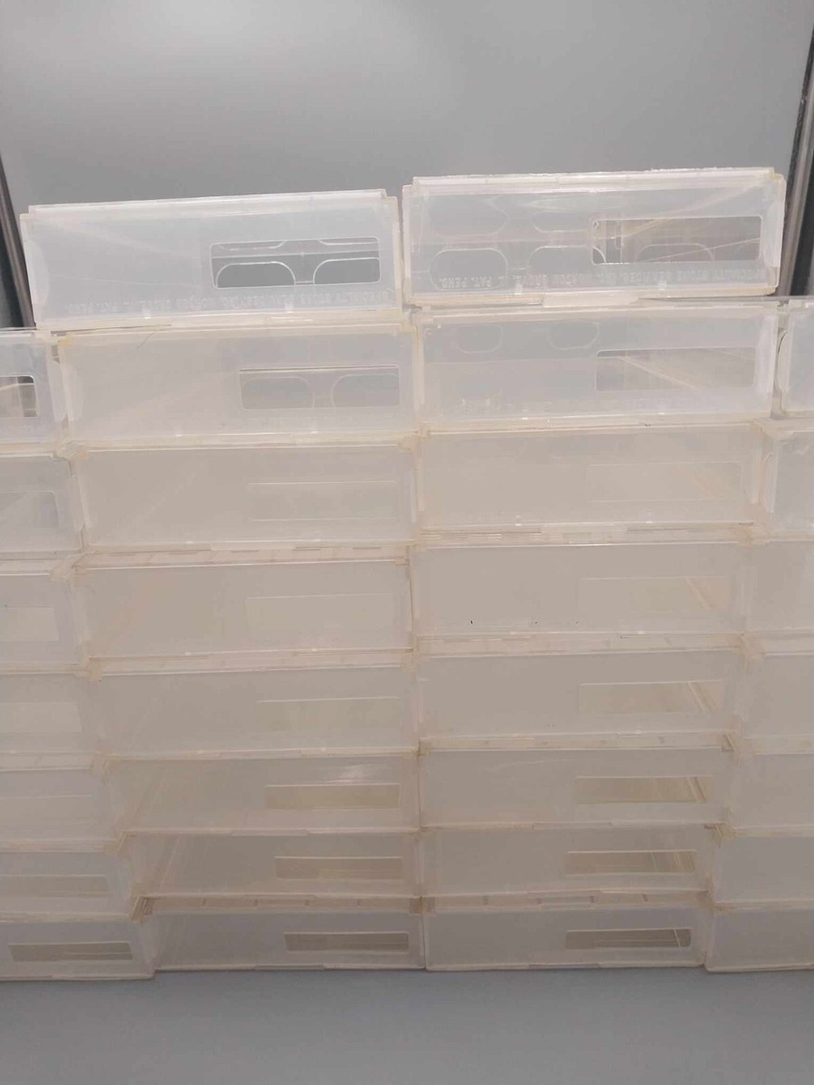 Clear VHS Bottom Load Plastic Cases – Protective Sleeves for