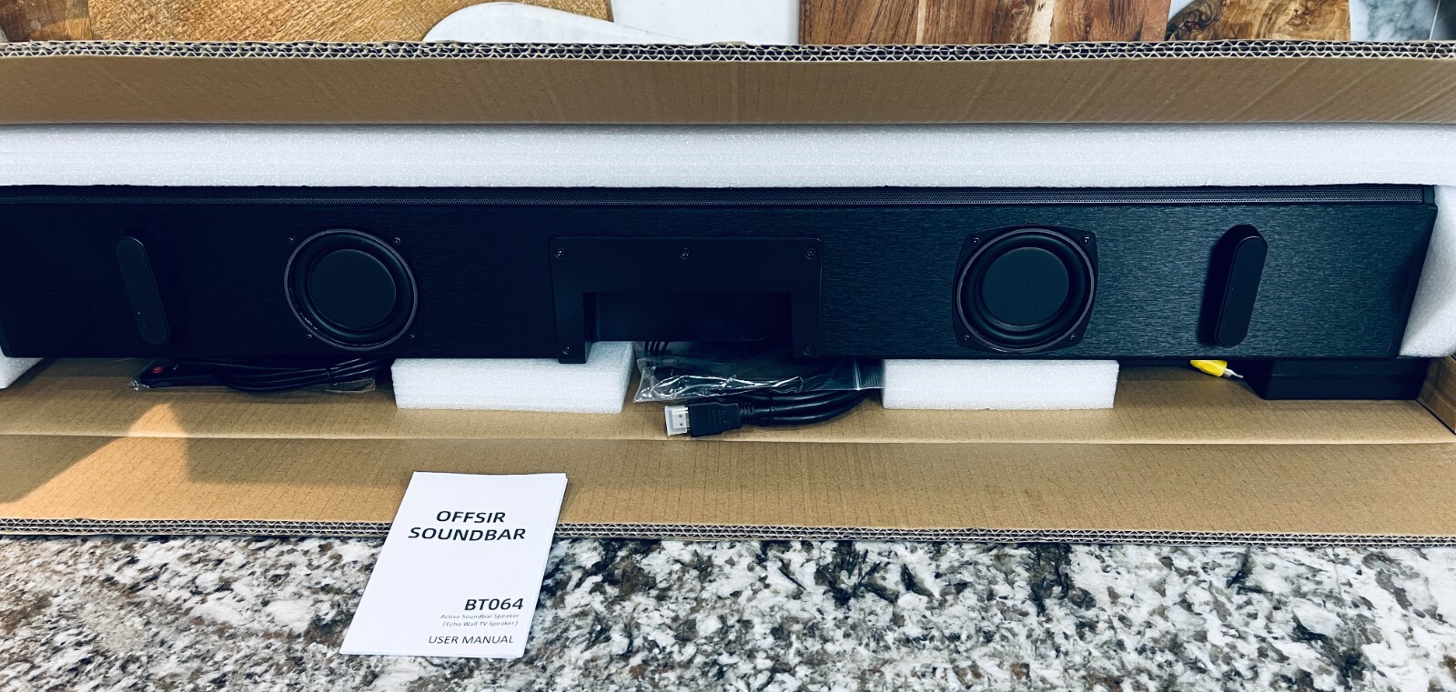 Soundbar, 100Watts-32 Inches Sound Bar for Smart TV, with 6 Built-in Speakers (2-image