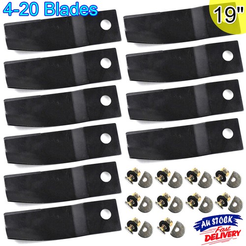 19" Inch Blades Bolts&Nuts Lawn Mower For Honda HRU19R HRU19D HRU194