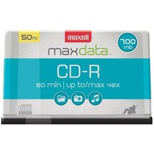 Maxell 623251/648250 700MB 80-Minute CD-Rs 50-ct Spindle USED