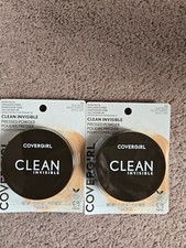  2 CoverGirl Clean Invisible Pressed Powder  125 BUFF BEIGE