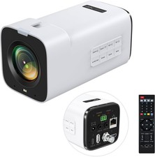 TOALLIN 4K60FPS Box Camera 20X Zoom HDMI 3G-SDI USB TOF PoE Church Streaming NEW