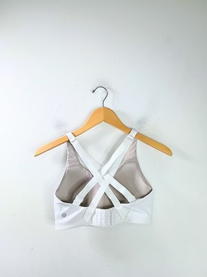 Lululemon Enlite Weave-Back Bra High Support White 32D