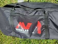 Minelab Carrying Case for Metal Detector, Black with Logo Silhouette 884835