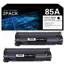 Paquete de 2 cartuchos de tóner Truink 85A de repuesto para tóner HP 85A Ce285A