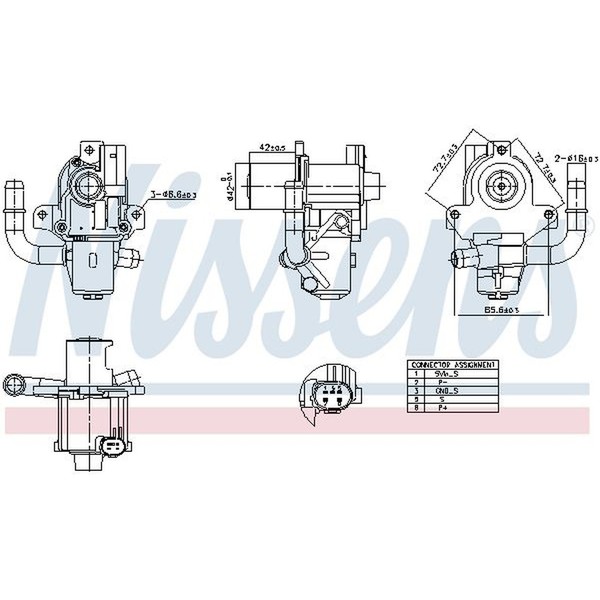 Nissens 98264 Agr-Ventil-image