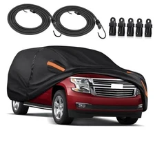 KEYOOG Funda impermeable para automóvil, apta para todo tipo de 4-Negro -