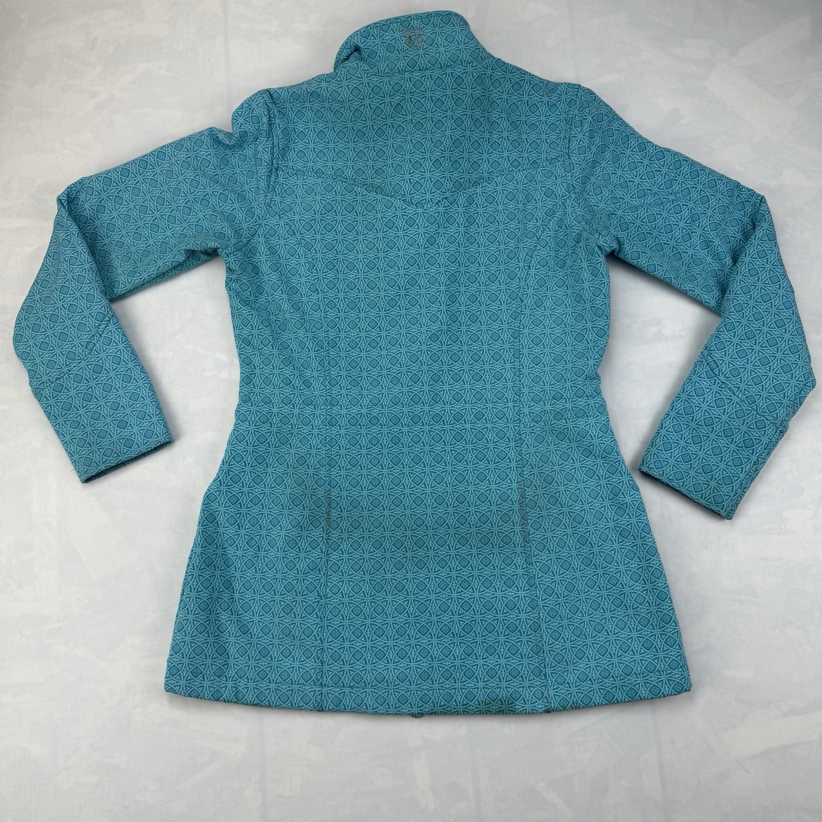 Roper Women’s Teal Softshell Jacket Medium Geomet… - image 11