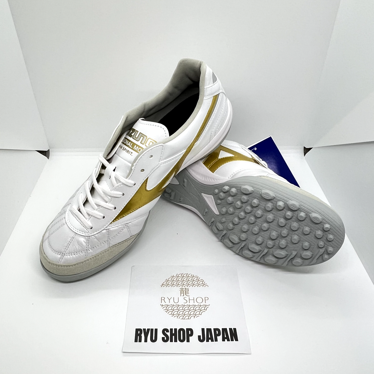 Mizuno Futsal Shoes MORELIA SALA JAPAN TF Q1GB260250 White / Gold