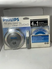 Philips CD DVD 4 In 1 Complete Cleaning System Scratch Repair Pro Series 2004