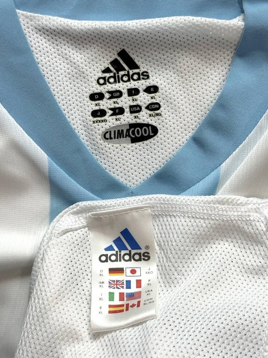 2002 Argentina Authentic Home Jersey #9 Batistuta XL World Cup